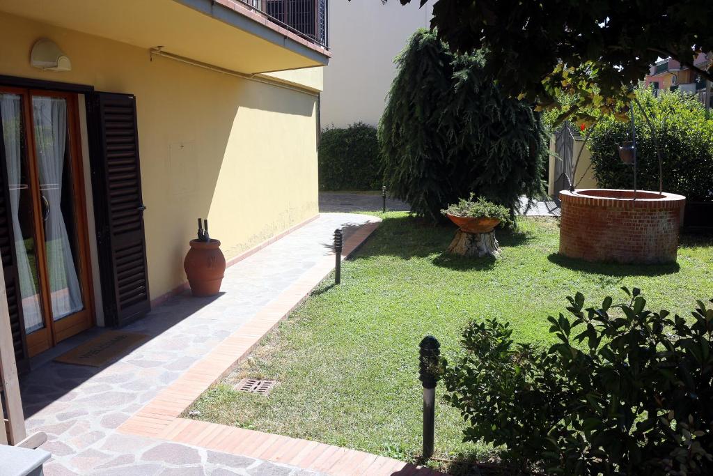 Zahrada ubytování B&B EL DUCHE