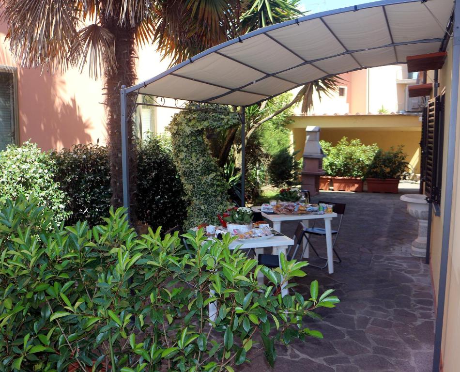 Zahrada ubytování B&B EL DUCHE