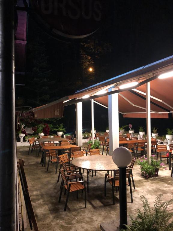 Restaurace v ubytování Vila De Argint Aleea Pelesului Nr 2
