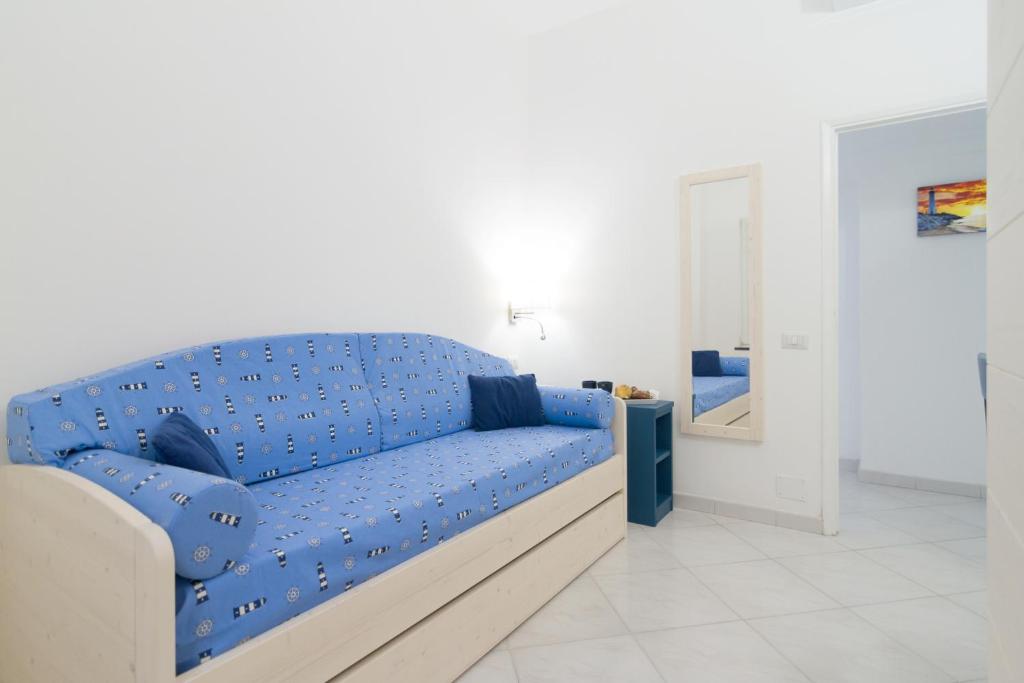 Posezení v ubytování AQUAMARINE Relaxing Capri Suites