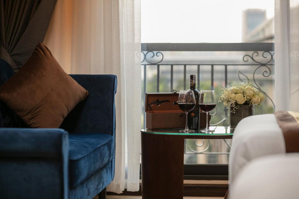 Posezení v ubytování Marina Hotel Ha Noi