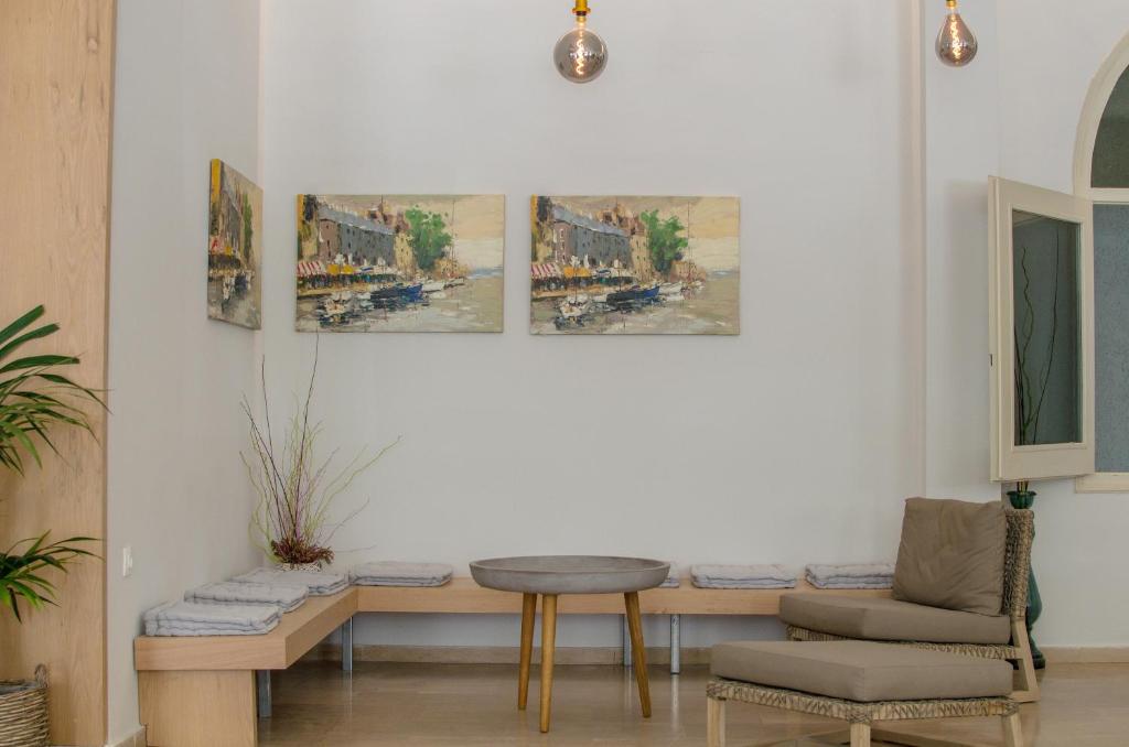 Posezení v ubytování Hotel Alkionis