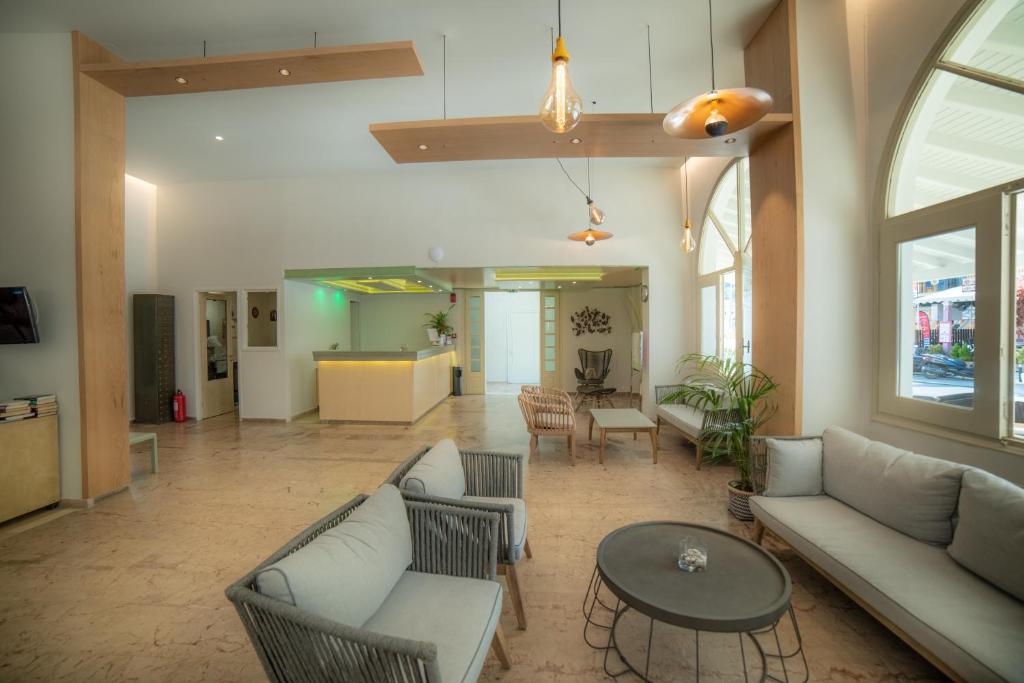 Posezení v ubytování Hotel Alkionis