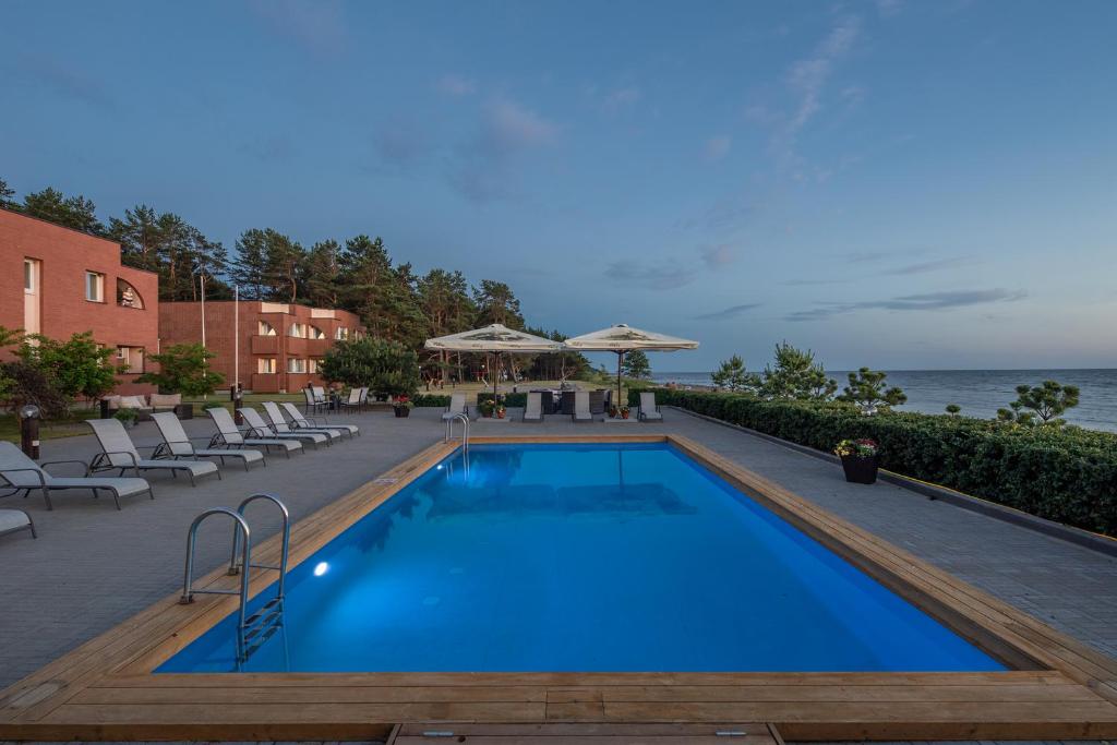 Bazén v ubytování Lepanina Hotell nebo v jeho okolí