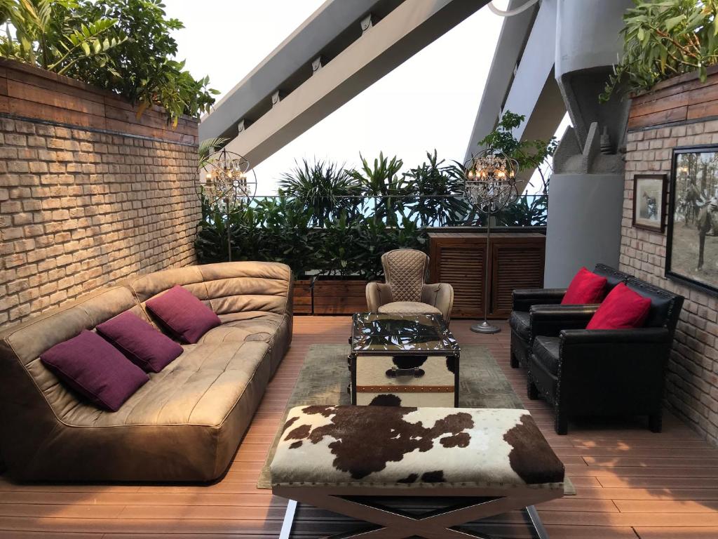 Posezení v ubytování Hotel Éclat Beijing