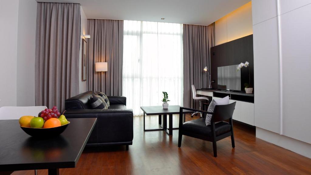 TV a/nebo společenská místnost v ubytování Residence26