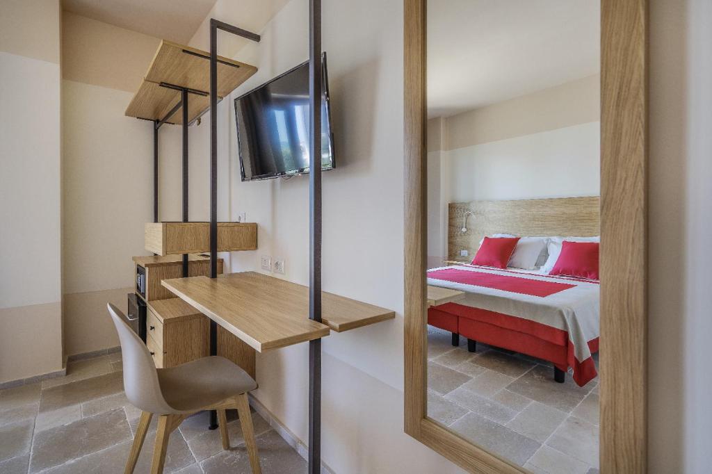 Postel nebo postele na pokoji v ubytování Maison Montechiaro