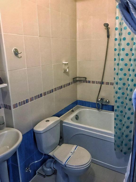 Koupelna v ubytování Hotel Ajur