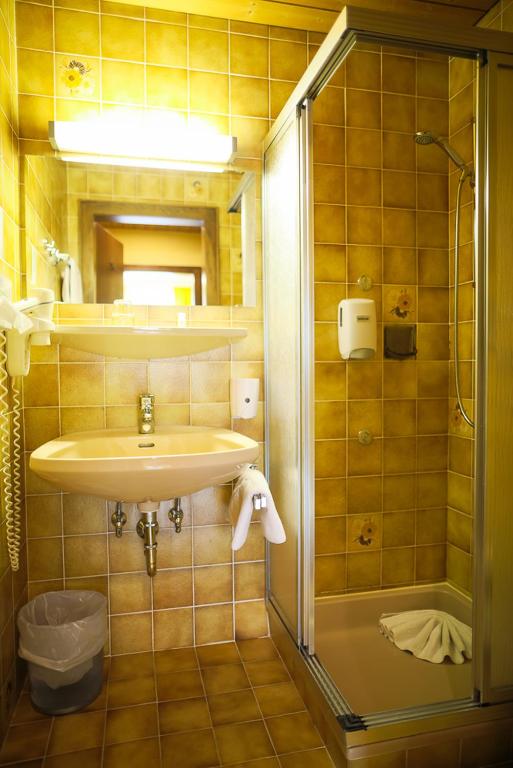 Koupelna v ubytování Hotel HAAS