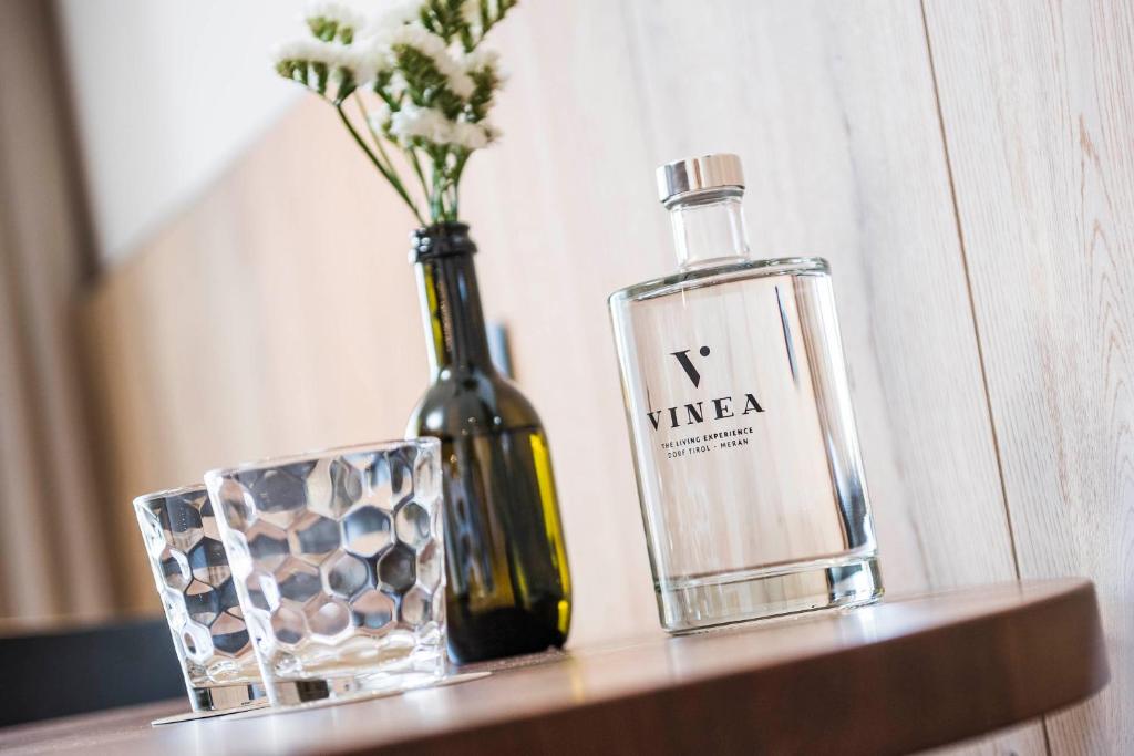 Nápoje v ubytování Vinea - Suites