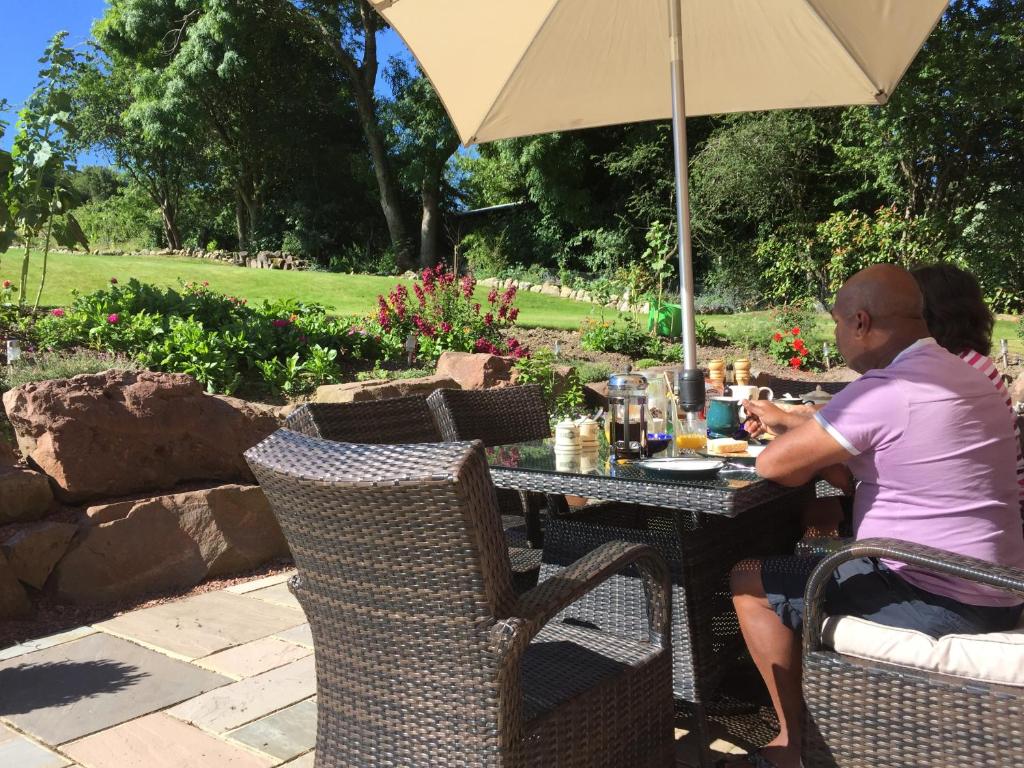 Zahrada ubytování Martlets B&B