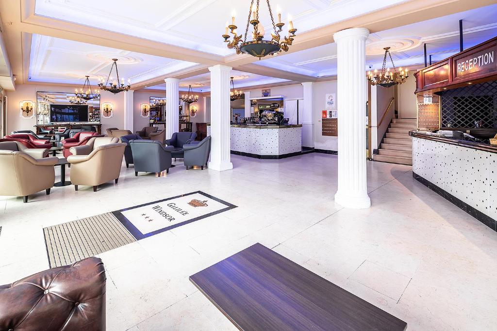Posezení v ubytování Hôtel Galilée Windsor