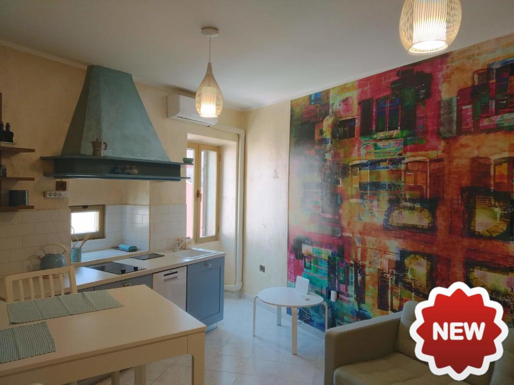 Kuchyň nebo kuchyňský kout v ubytování Central Apartments Circolo