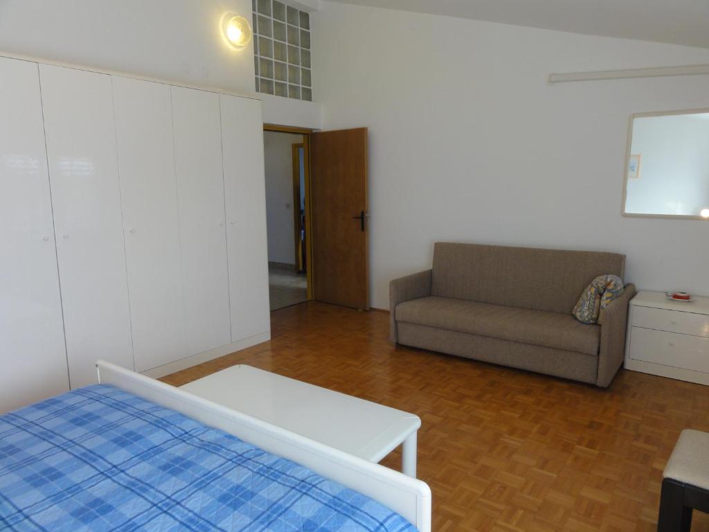 Postel nebo postele na pokoji v ubytování Nice and cozy Apartment Ferry in Medulin
