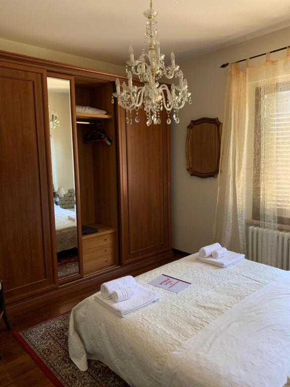 Łóżko lub łóżka w pokoju w obiekcie Villa Stella