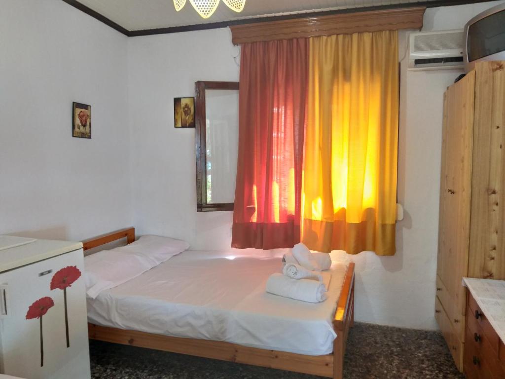Postel nebo postele na pokoji v ubytování Sea View Bungalows