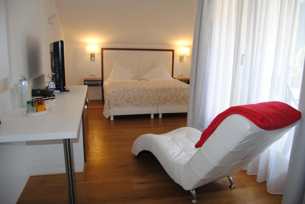 Postel nebo postele na pokoji v ubytování Hotel & Restaurant Dankl