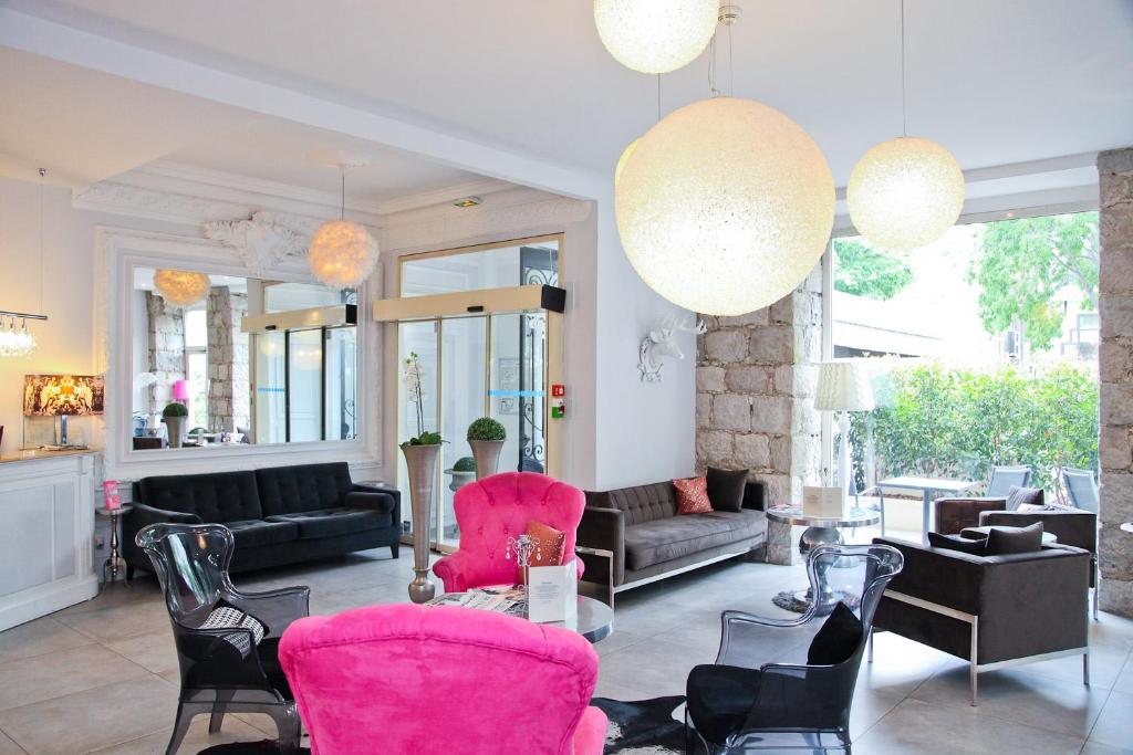Posezení v ubytování Hotel La Villa Nice Victor Hugo