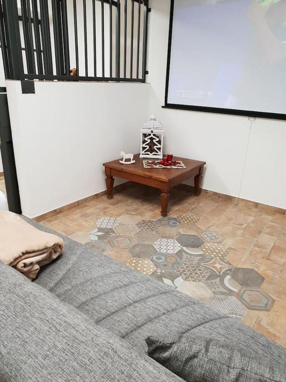 Posezení v ubytování Suite le Scuderie a "le Moline" vita in fattoria