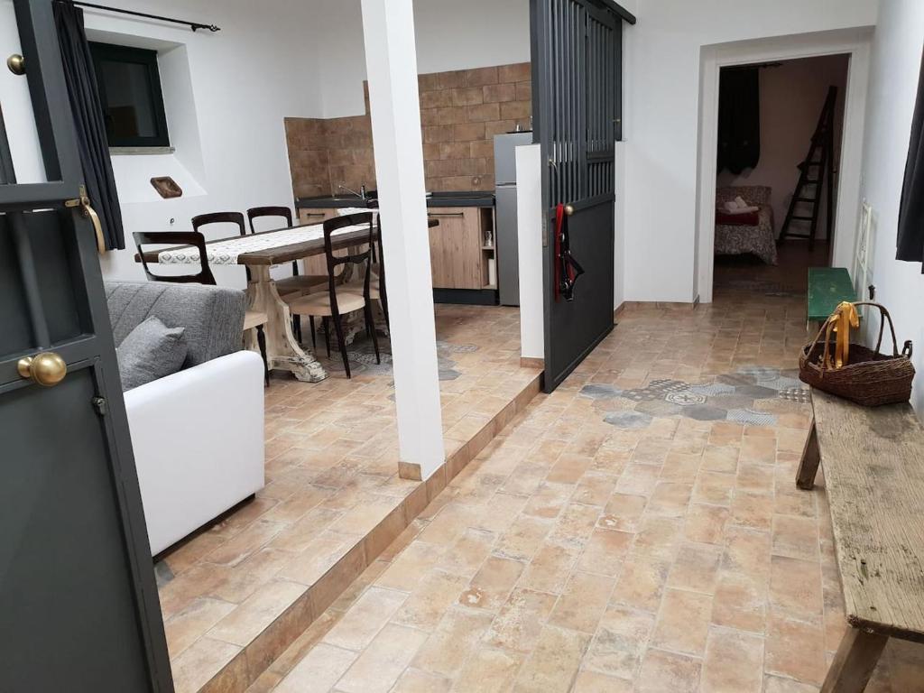 Posezení v ubytování Suite le Scuderie a "le Moline" vita in fattoria