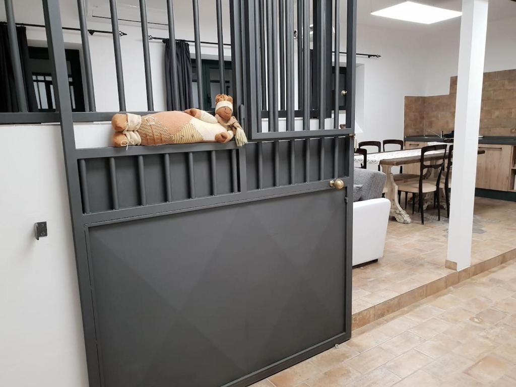 Kuchyň nebo kuchyňský kout v ubytování Suite le Scuderie a "le Moline" vita in fattoria
