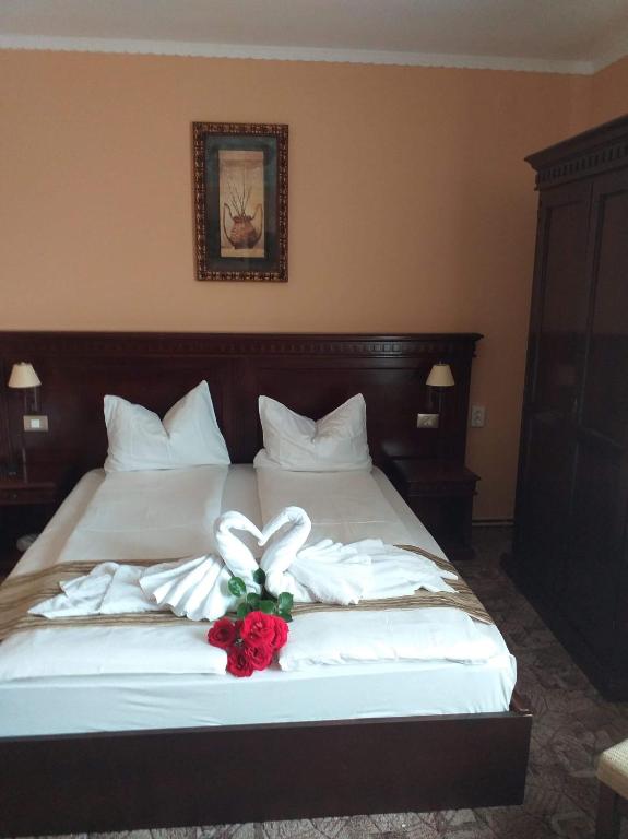 Postel nebo postele na pokoji v ubytování Giandra Resort