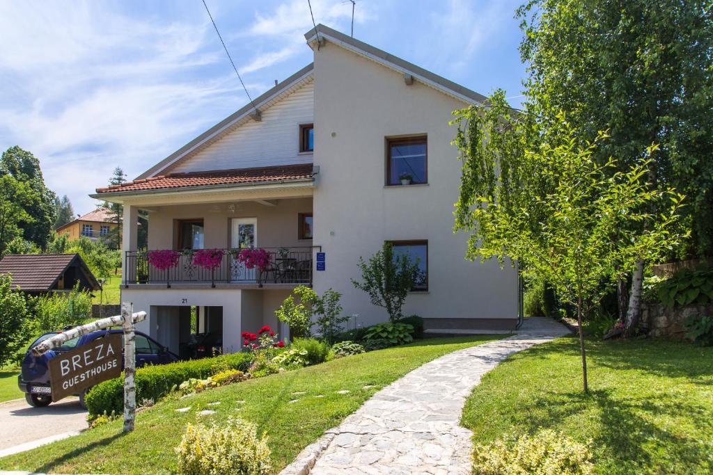 Zahrada ubytování Breza Guesthouse