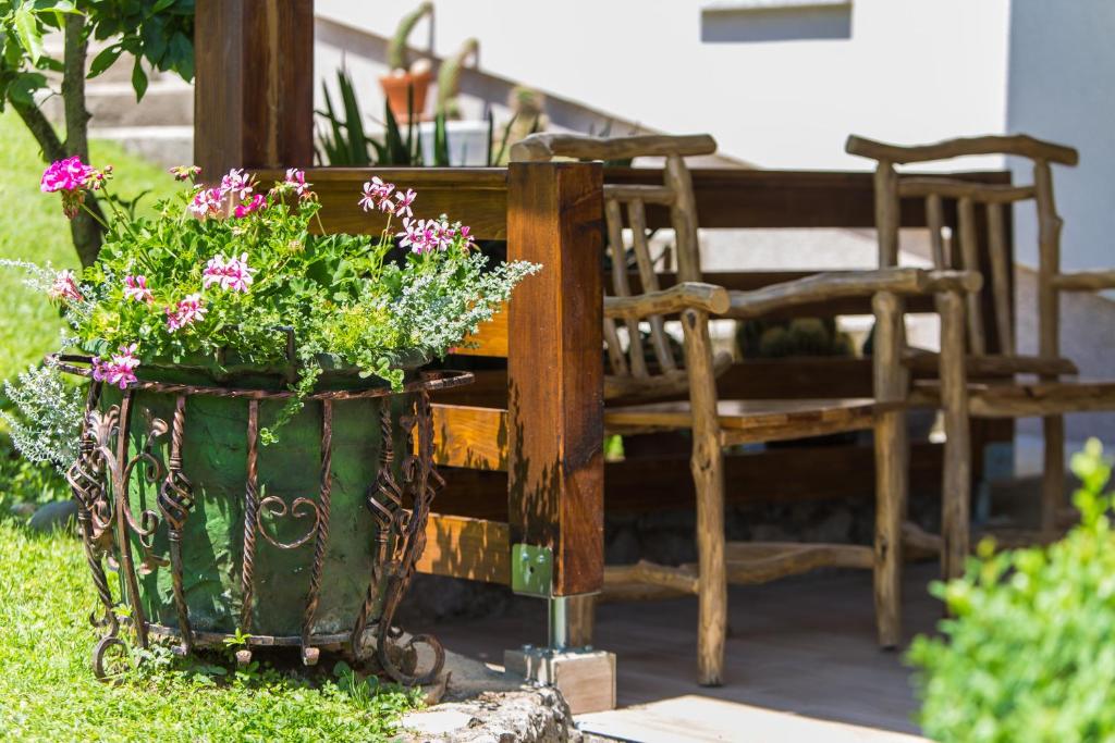 Zahrada ubytování Breza Guesthouse