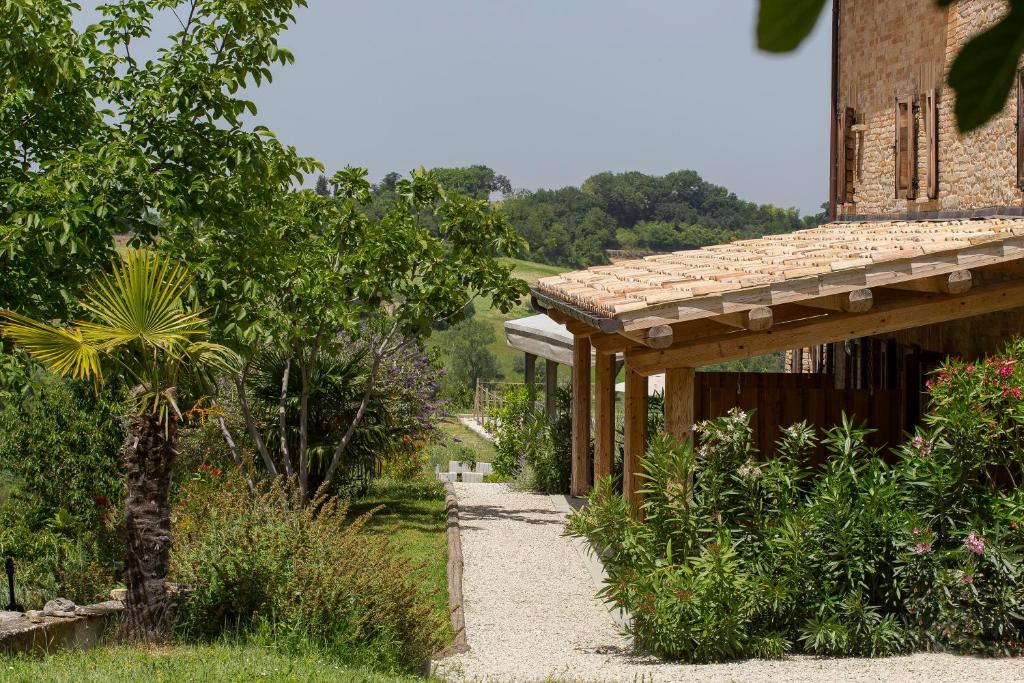 Zahrada ubytování Agriturismo Unico Senso