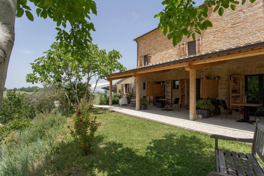 Zahrada ubytování Agriturismo Unico Senso