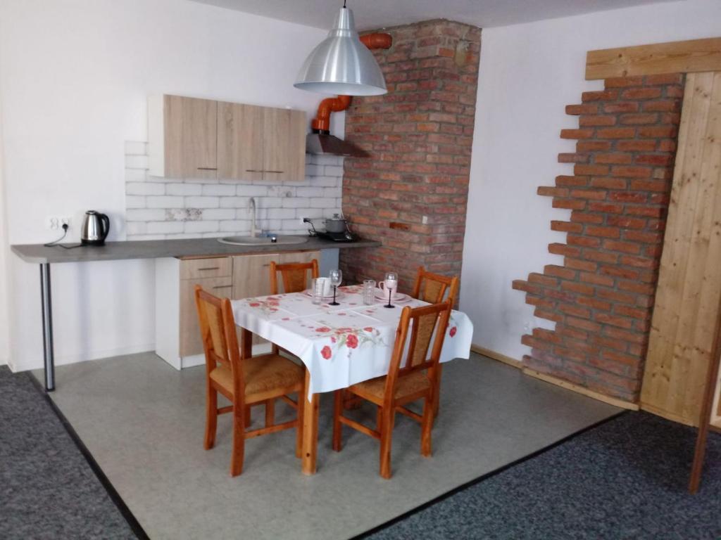 Kuchyň nebo kuchyňský kout v ubytování Villa Hillas