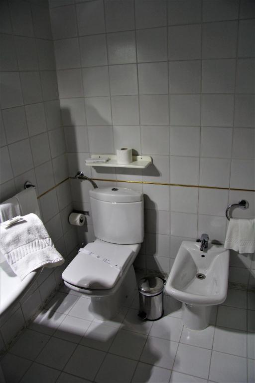 Koupelna v ubytování Hotel de Arganil