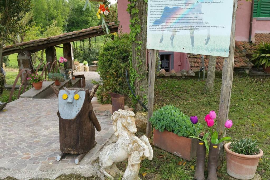 Zahrada ubytování piccolo casale a "le Moline" in una vera fattoria