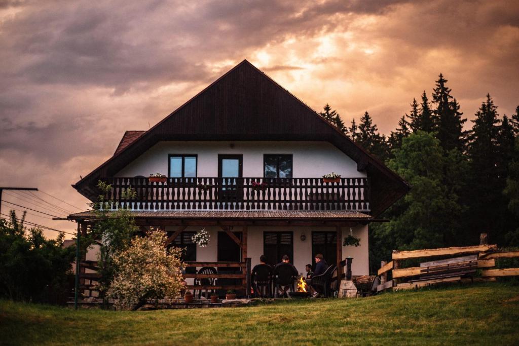 Zahrada ubytování Apartmány Ve Mlejně