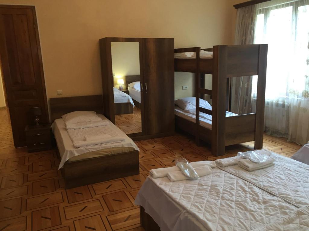 Postel nebo postele na pokoji v ubytování Hotel Good Luck