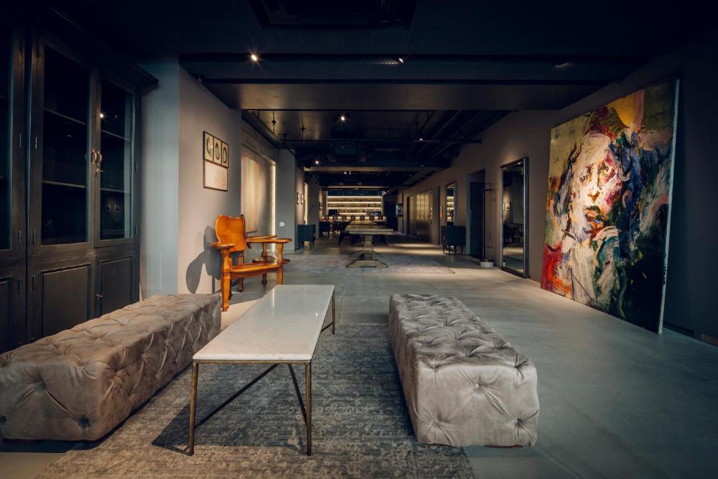 Posezení v ubytování node hotel