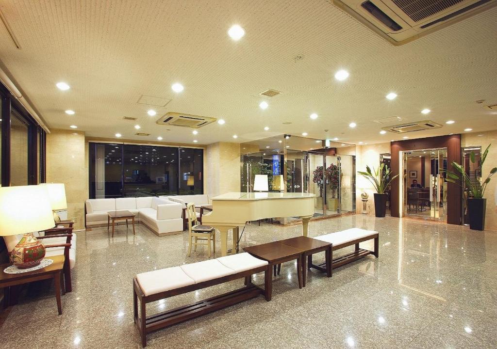 Posezení v ubytování Hamamatsu Hotel