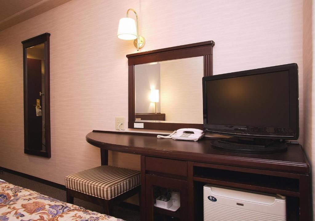TV a/nebo společenská místnost v ubytování Hamamatsu Hotel