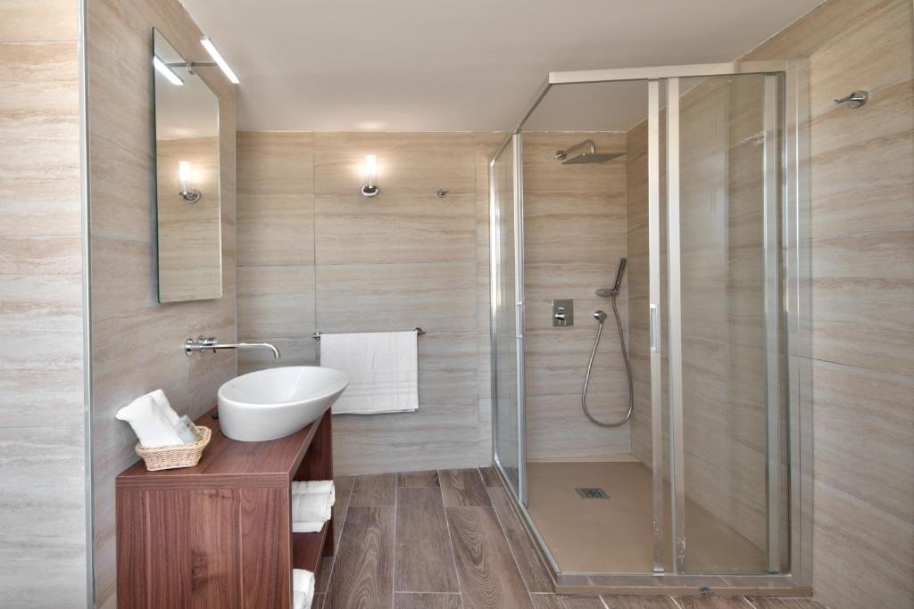 Koupelna v ubytování The Suites – Piazza Kirkop