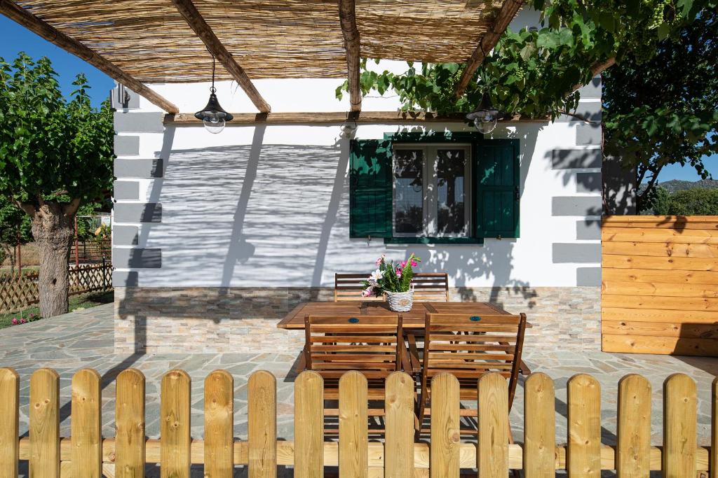 Patio nebo venkovní prostory v ubytování Pratsas House