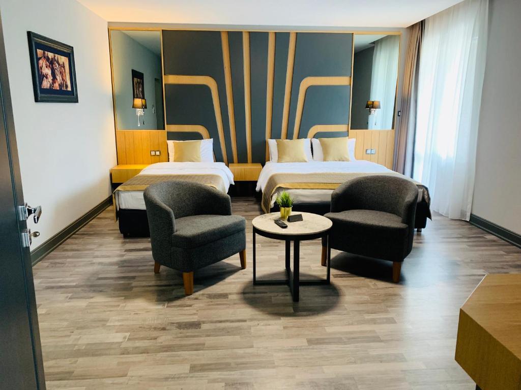 Posezení v ubytování Hotel Konak