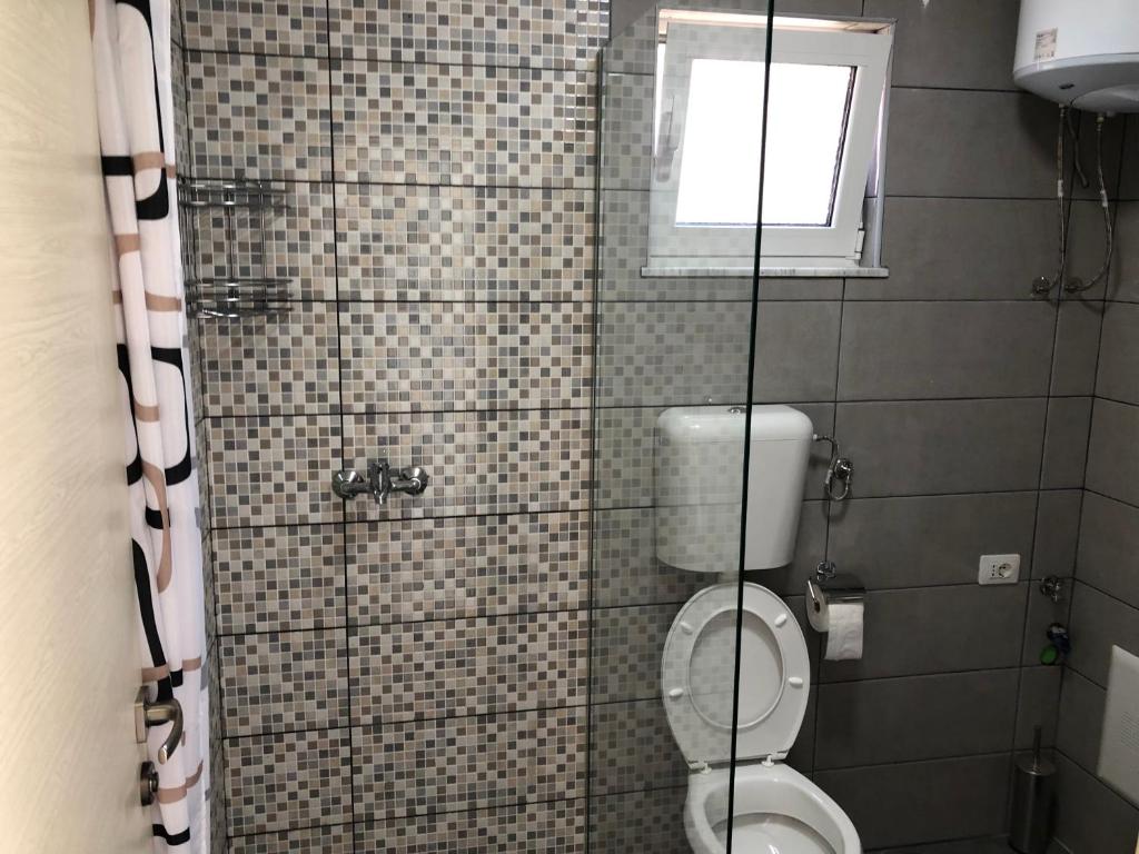 Koupelna v ubytování Stanovic Bungalow