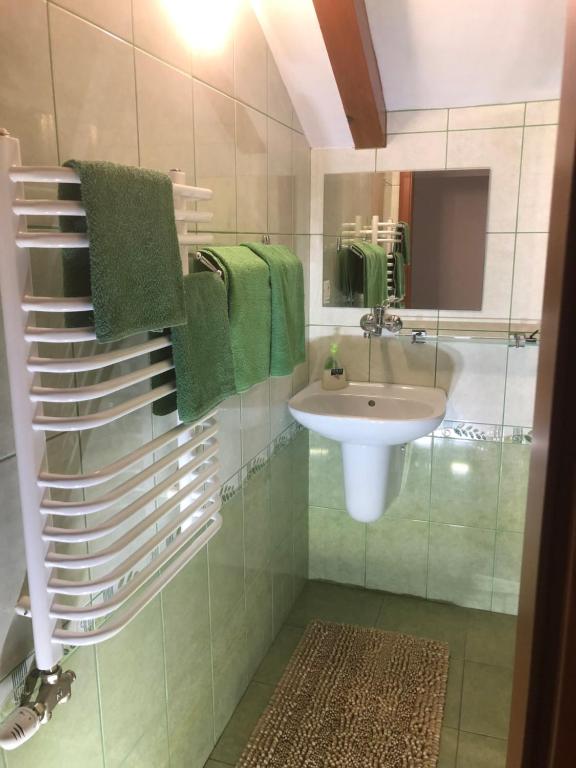 Koupelna v ubytování Ubytovanie U Emila