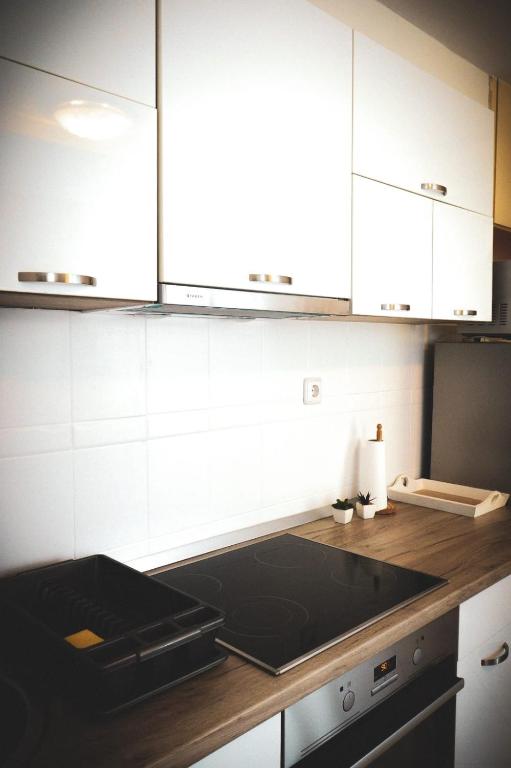 Kuchyň nebo kuchyňský kout v ubytování Apartment Dream of Split