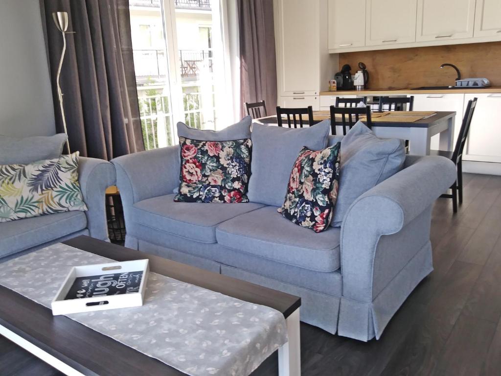 Posezení v ubytování Apartamenty Amika
