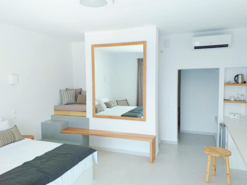 Cama o camas de una habitación en Smaro Studios