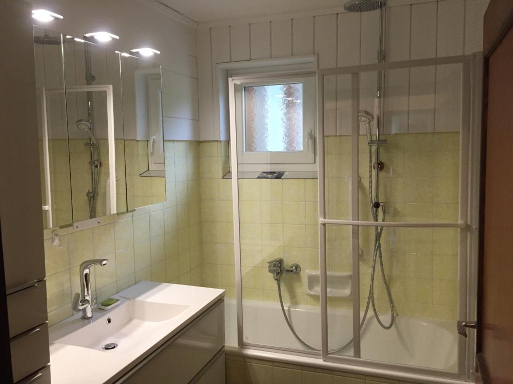 Kúpeľňa v ubytovaní Ferienwohnung Trattnig