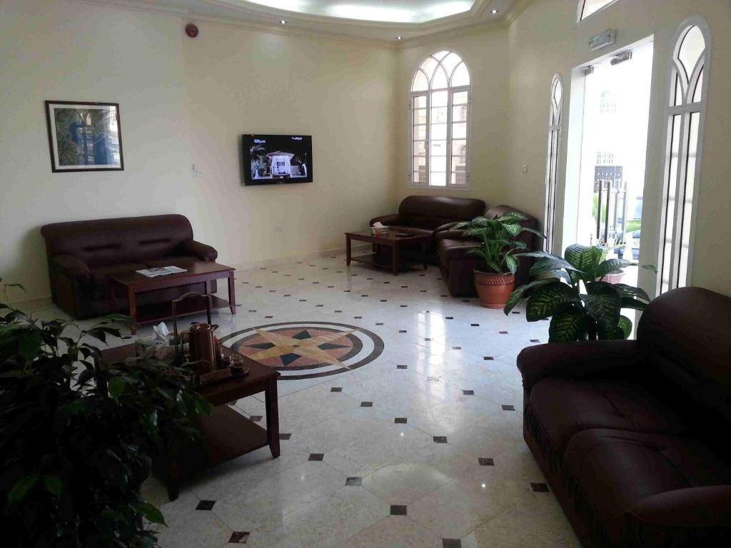 Posezení v ubytování Al Ferdous Hotel Apartments