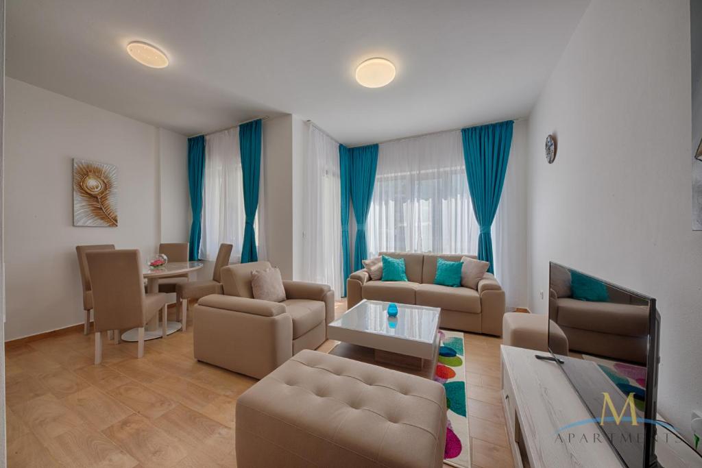 Posezení v ubytování M Apartments