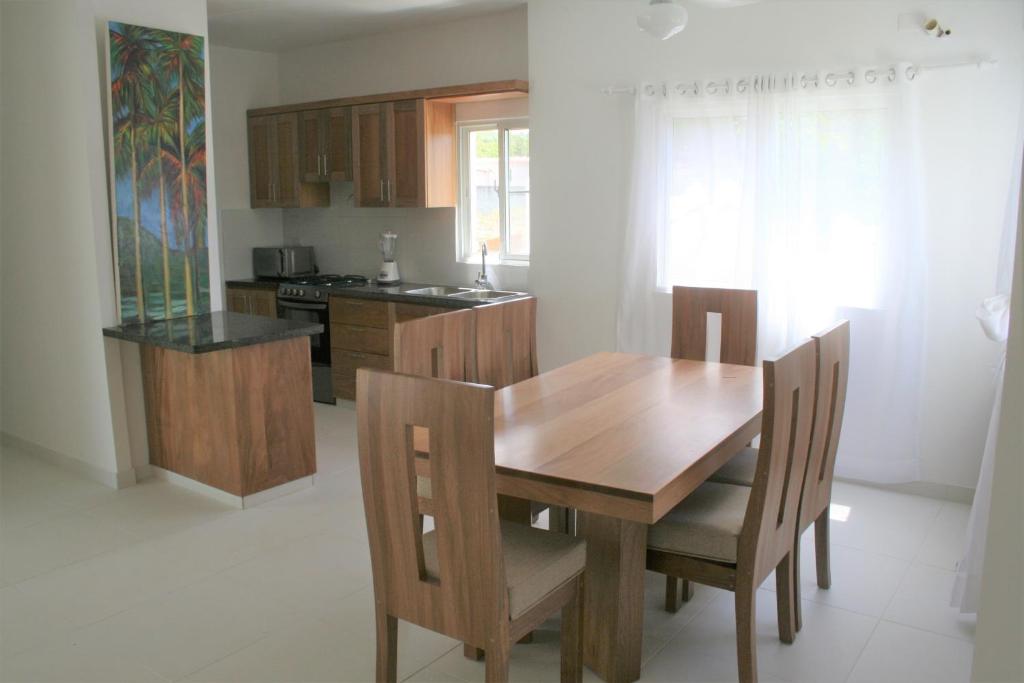 Kuchyň nebo kuchyňský kout v ubytování Villa Deluxe Costambar